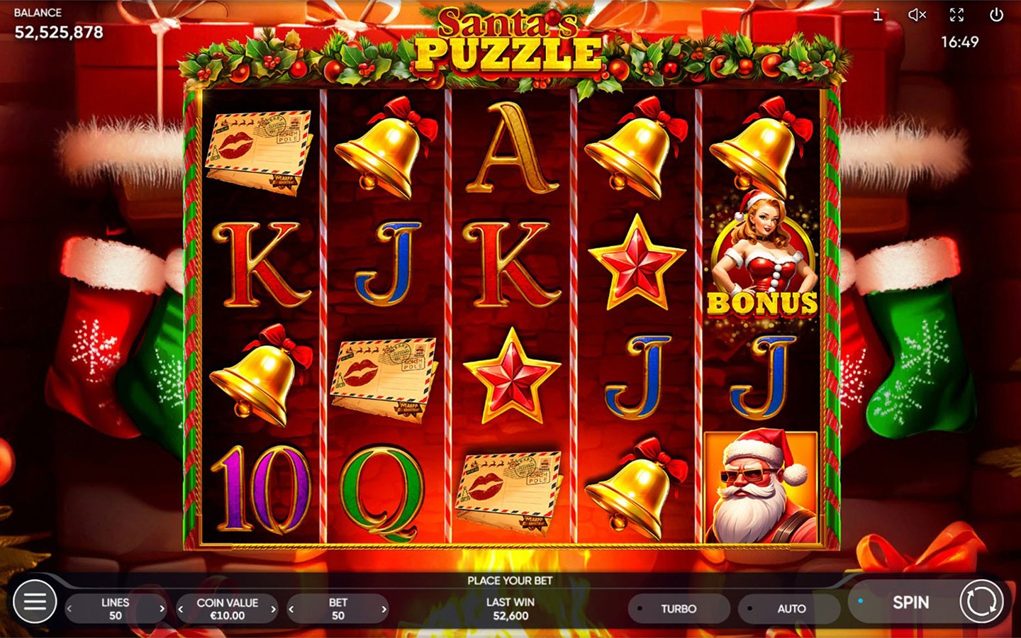Santa's Puzzle - capture officielle Endorphina