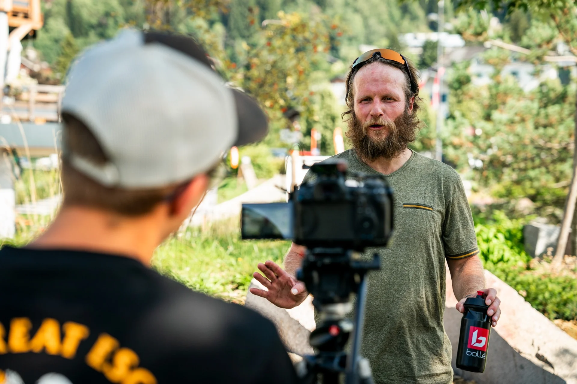 Interview d’un participant de la Haute Route Alpes par l’équipe média – témoignage à chaud.