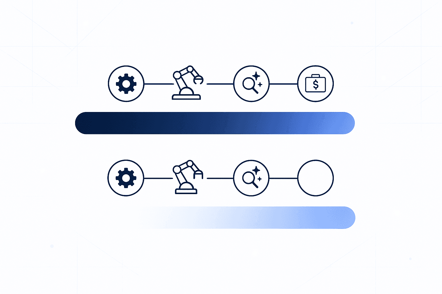 Side-by-side timeline illustration contrasting Relixir’s 3-4 week ramp to impact with Kontent.ai’s six-month cycle