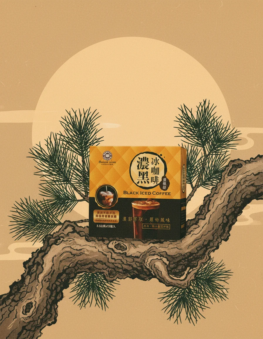 scene4-ai product photography-coffee brand packaging campaign creation-in a japanese aesthetic artistic setting-3