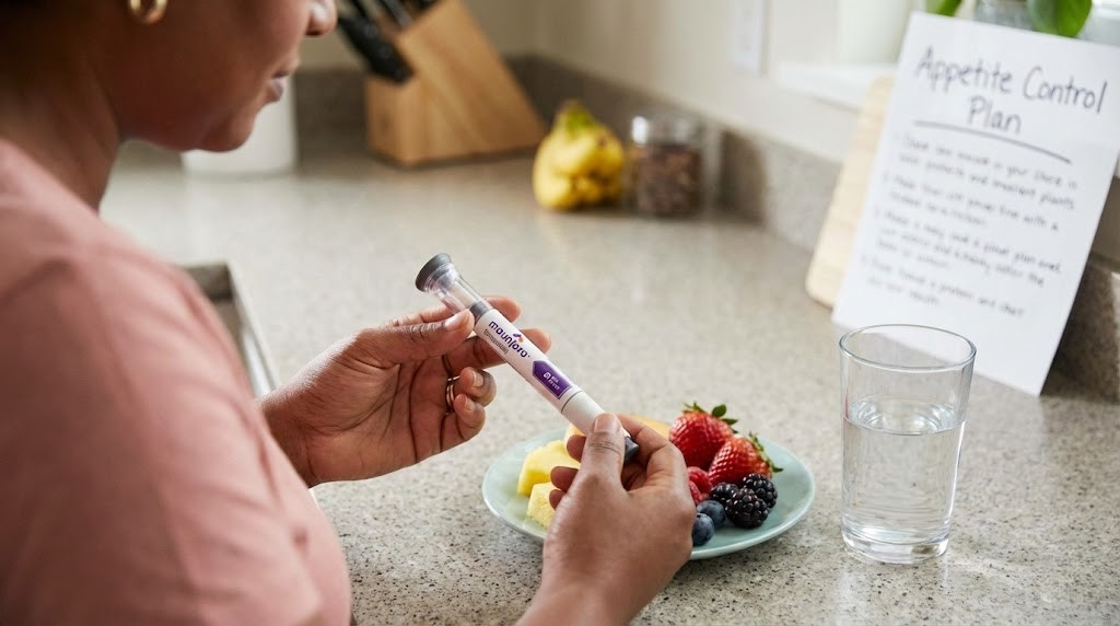 How long does it take for tirzepatide to suppress appetite