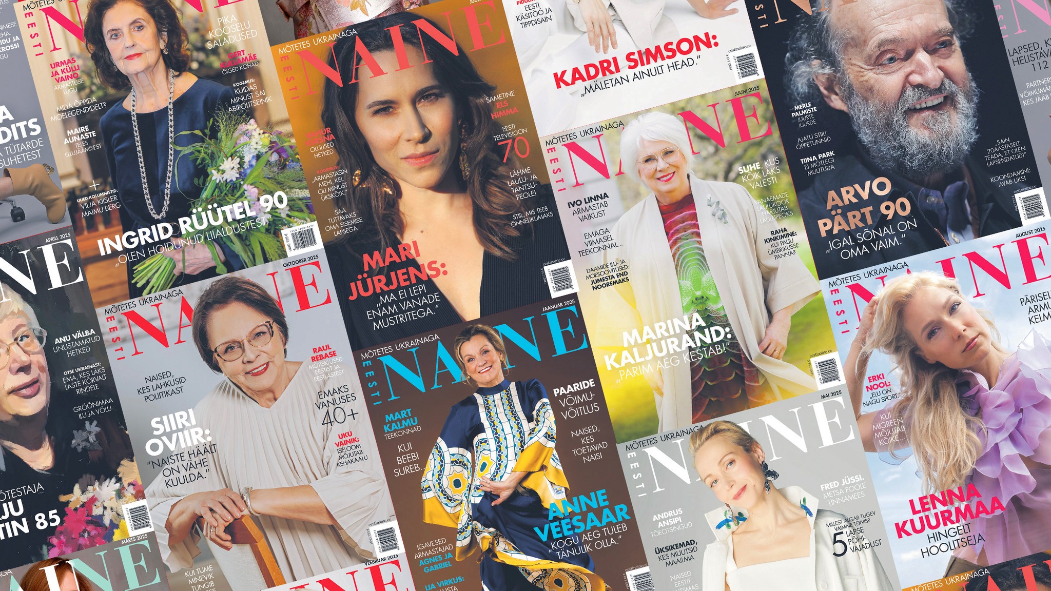Kollaaž "Eesti Naine" ajakirjadest.