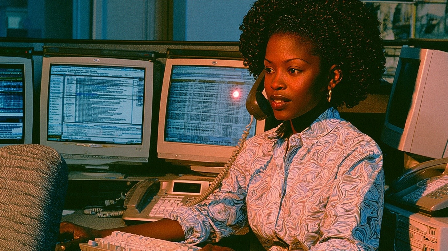 An omnichannel operations specialist coordinates phone, email, and SMS outreach for the same customer from one practical collections workstation