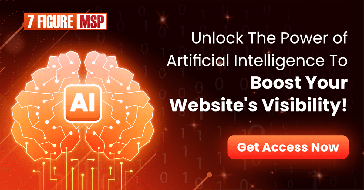 7 Figure MSP Advertisement Design — image 3