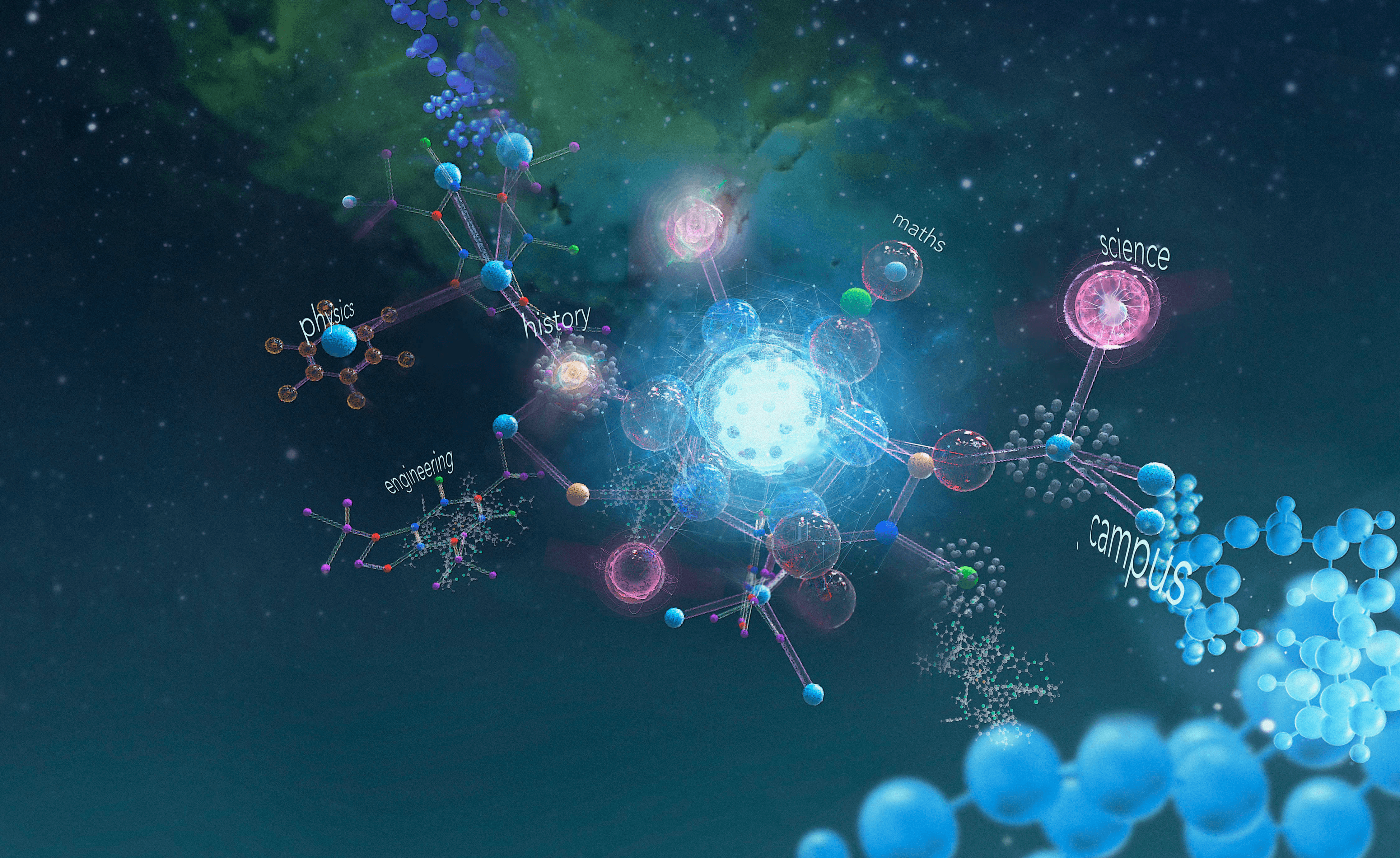 Ready Player One visual development – planetary landscape concept for the OASIS