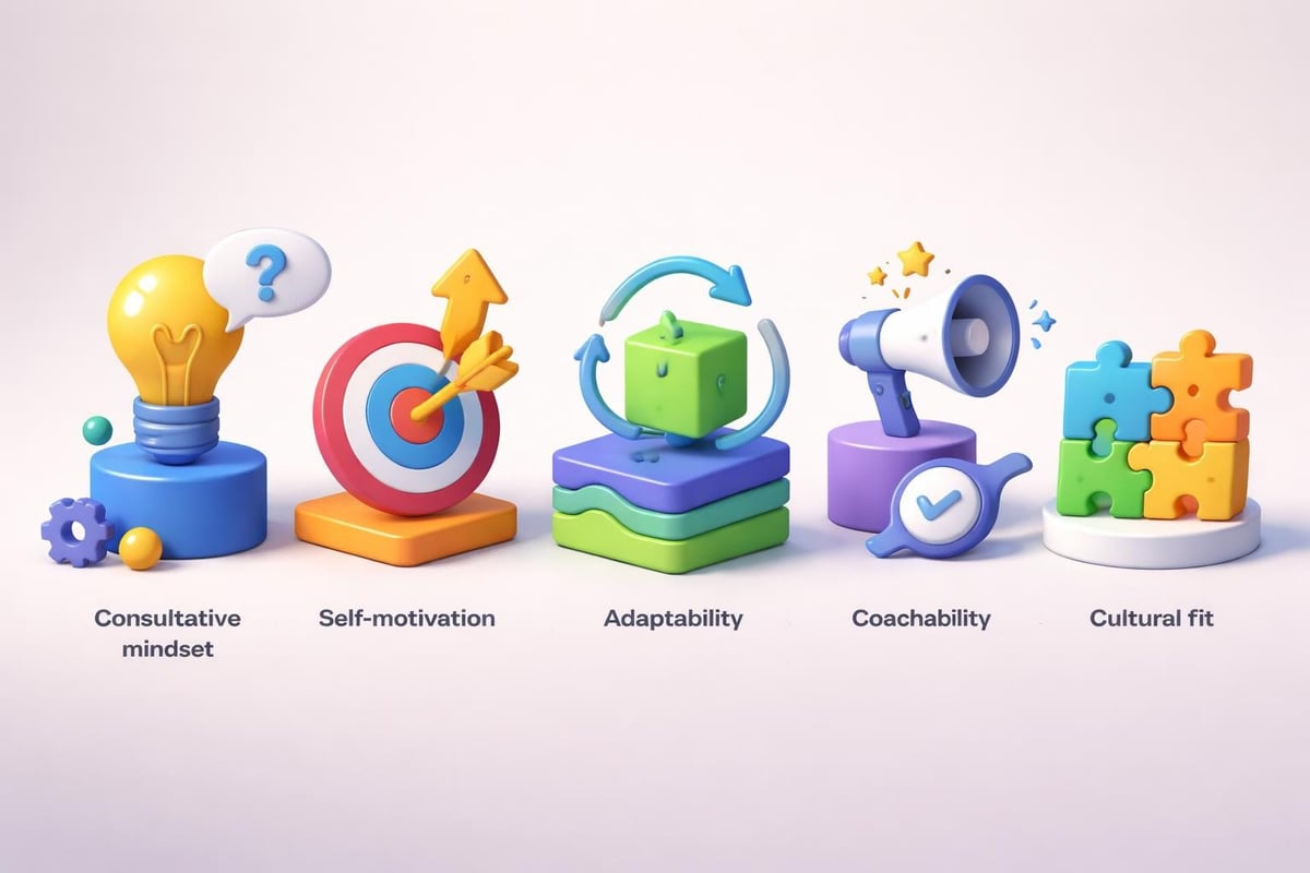 Sales team member traits