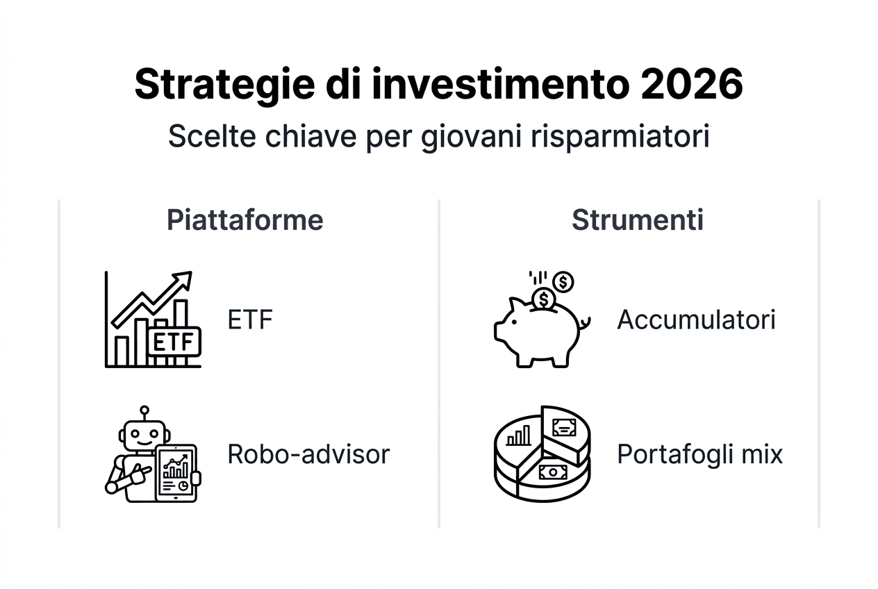 Infografica: le migliori strategie di investimento per i giovani nel 2026