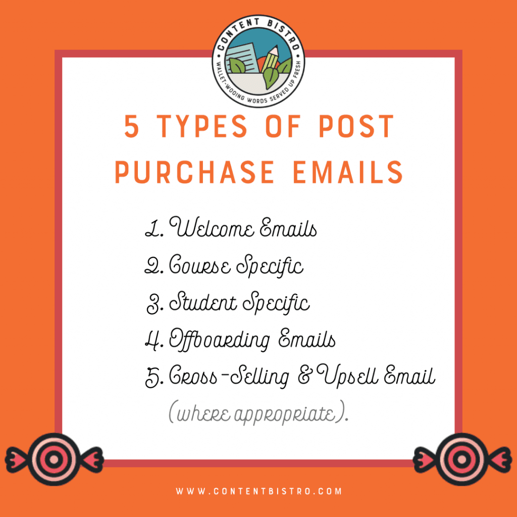 5 important post-purchase email online course creators should send