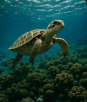 Sea turtle snorkel tour