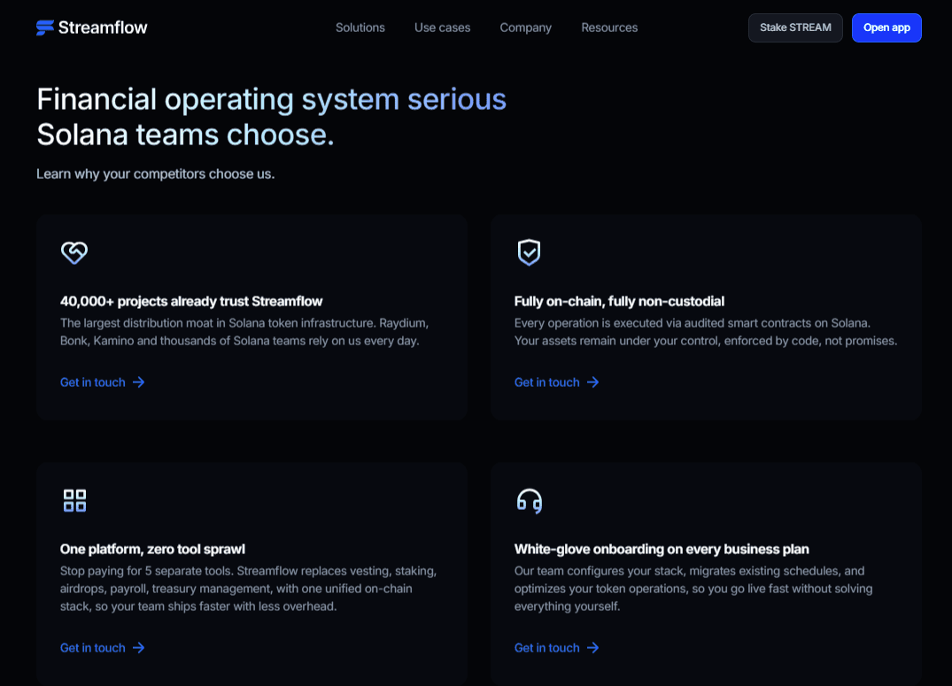 Streamflow Business Features Explained