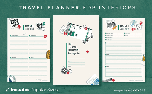 kdp planner template