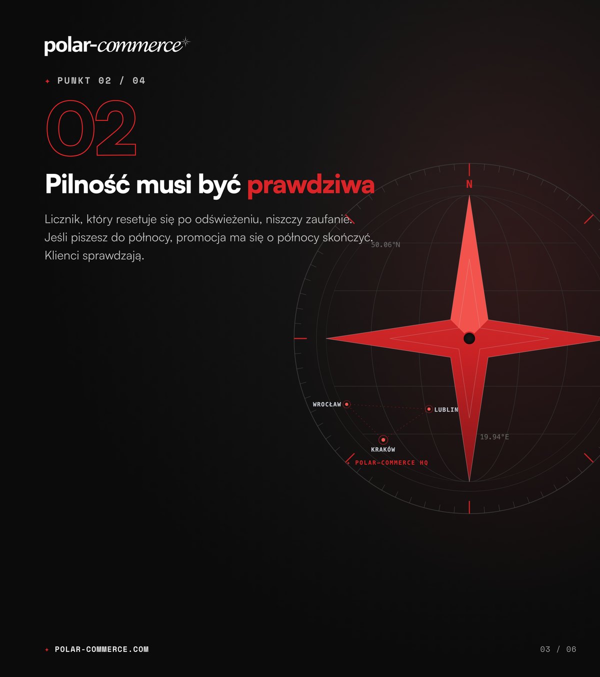 Pilność musi być prawdziwa — Polar-Commerce
