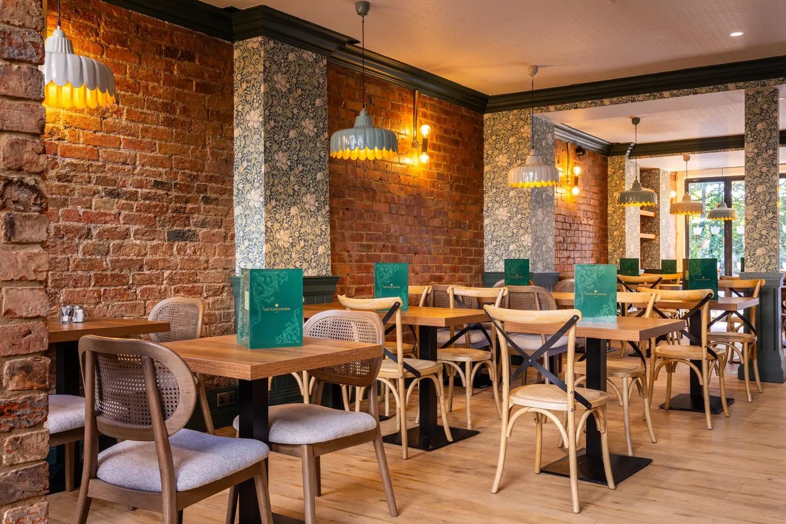 A person making latte art