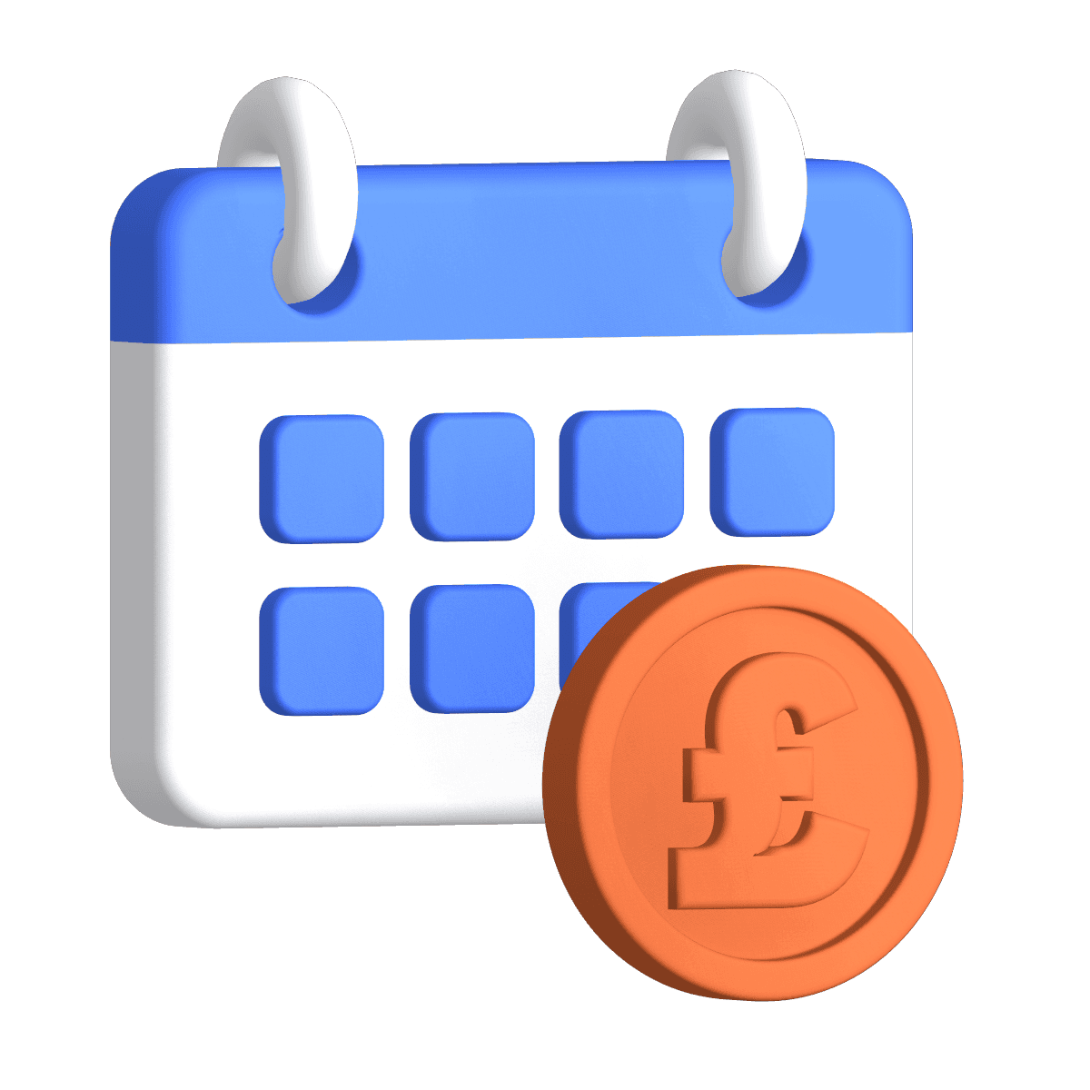 3D pink and white rocket icon symbolising campaign growth