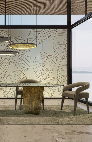 Exclusive furniture  atmosphere for an elegant dining area (غرف طعام فاخرة)