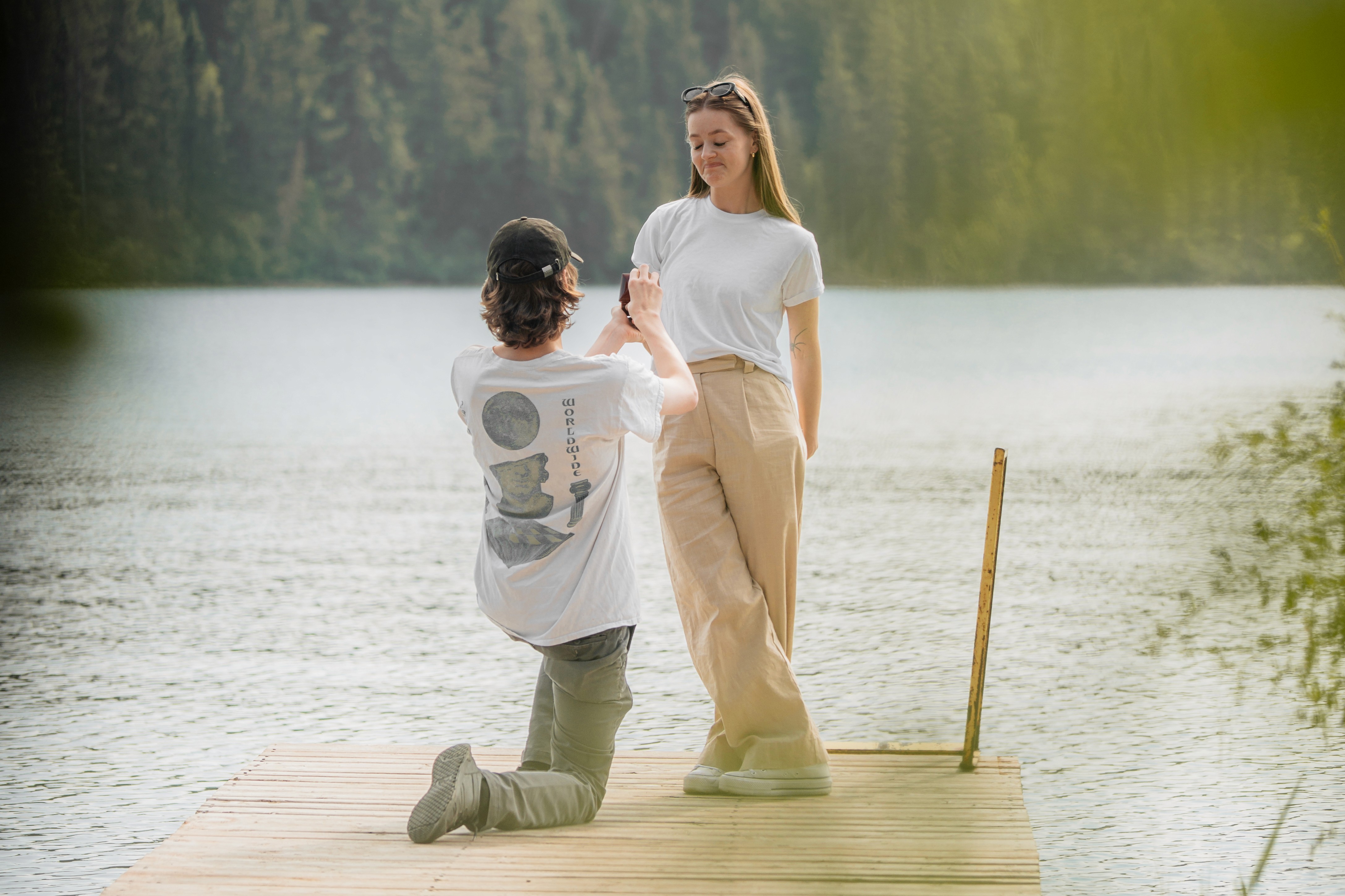 Engagement photography session Brandon Manitoba couple outdoor Winnipeg Trident Studios