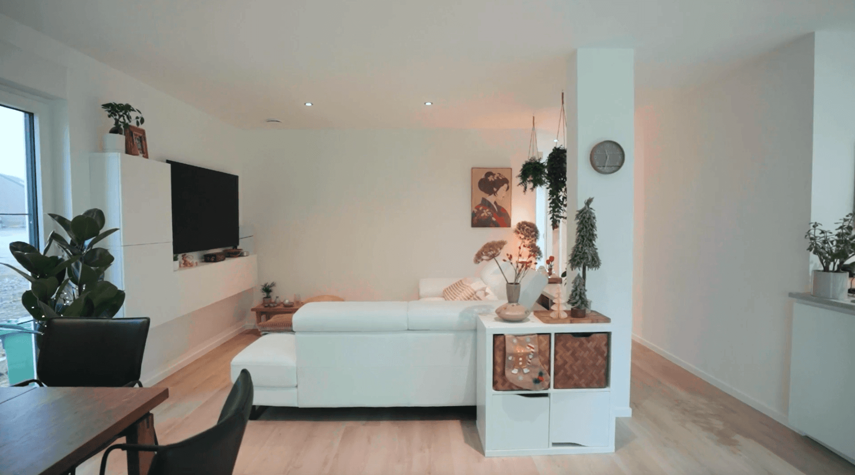 leefruimte in woning gebouwd door hubley