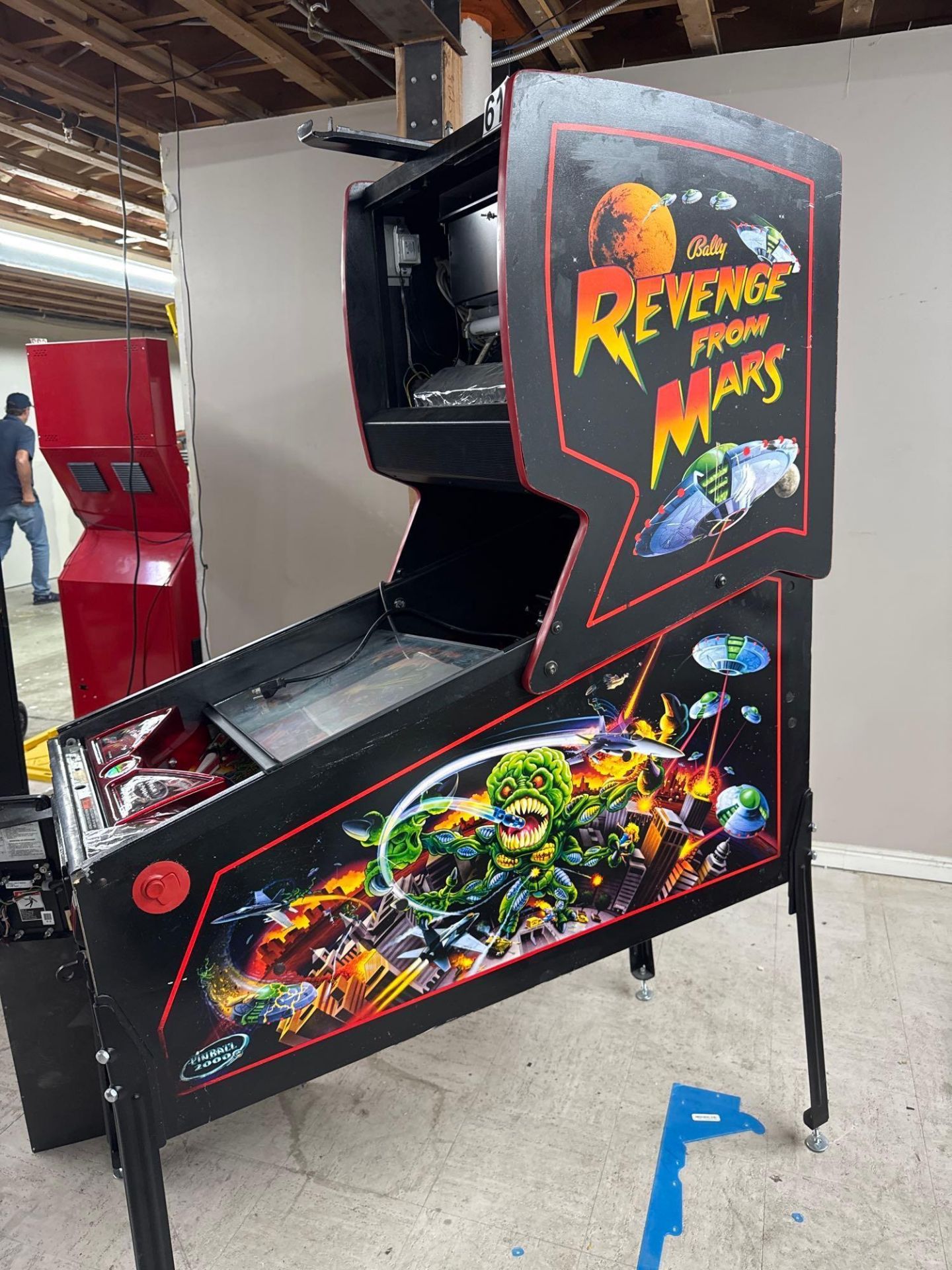 Revenge from Mars pinball machine