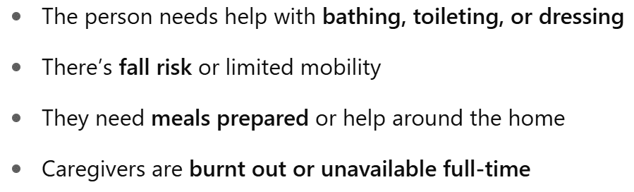 Signs Home Care Is Needed After Garden Terrace Healthcare Center of Federal Way