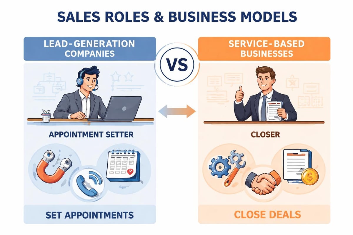 Sales role matching matrix