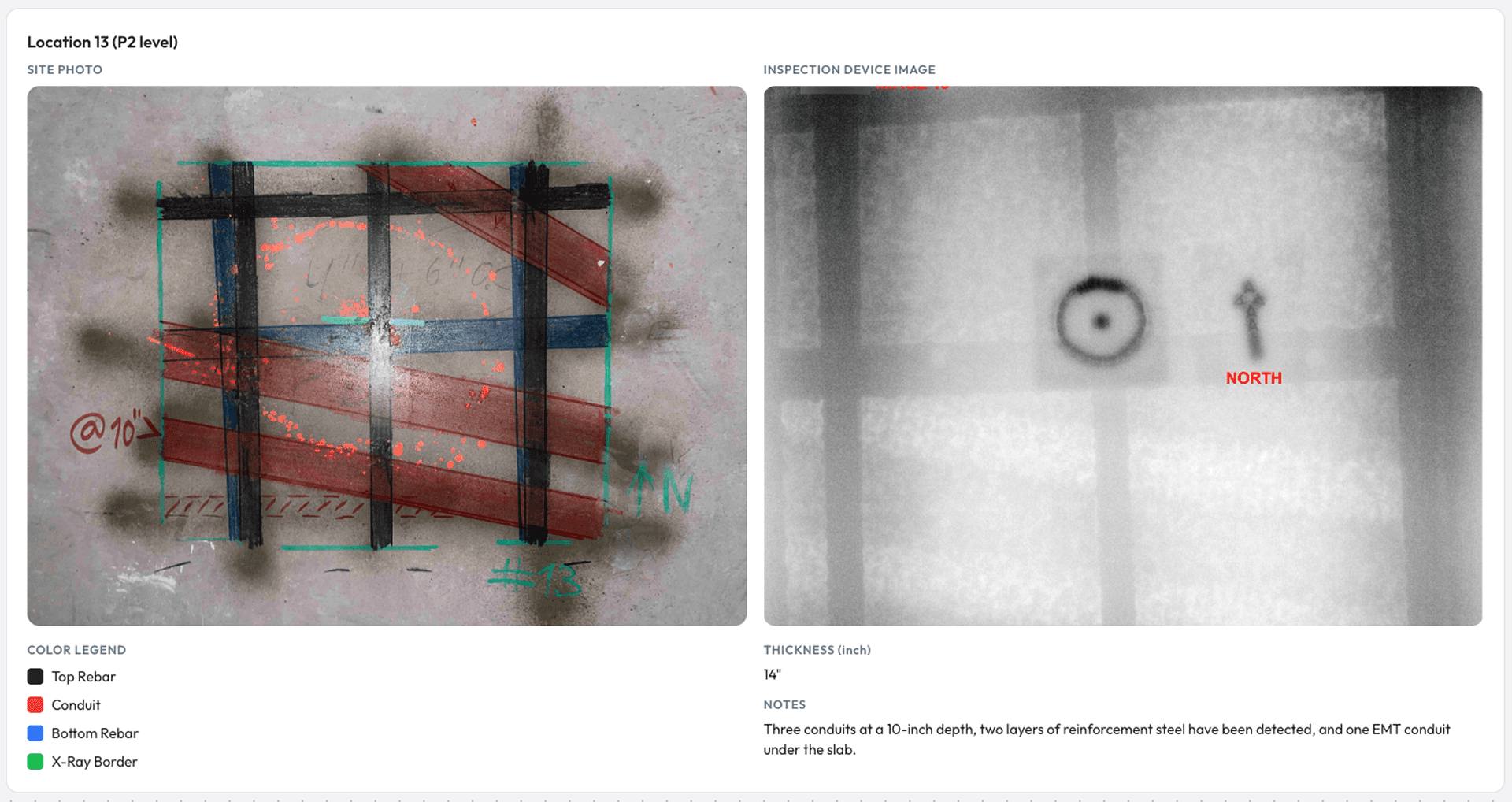 Location placeholder with images and detailed data about location has been scanned - What a Complete Report Contains