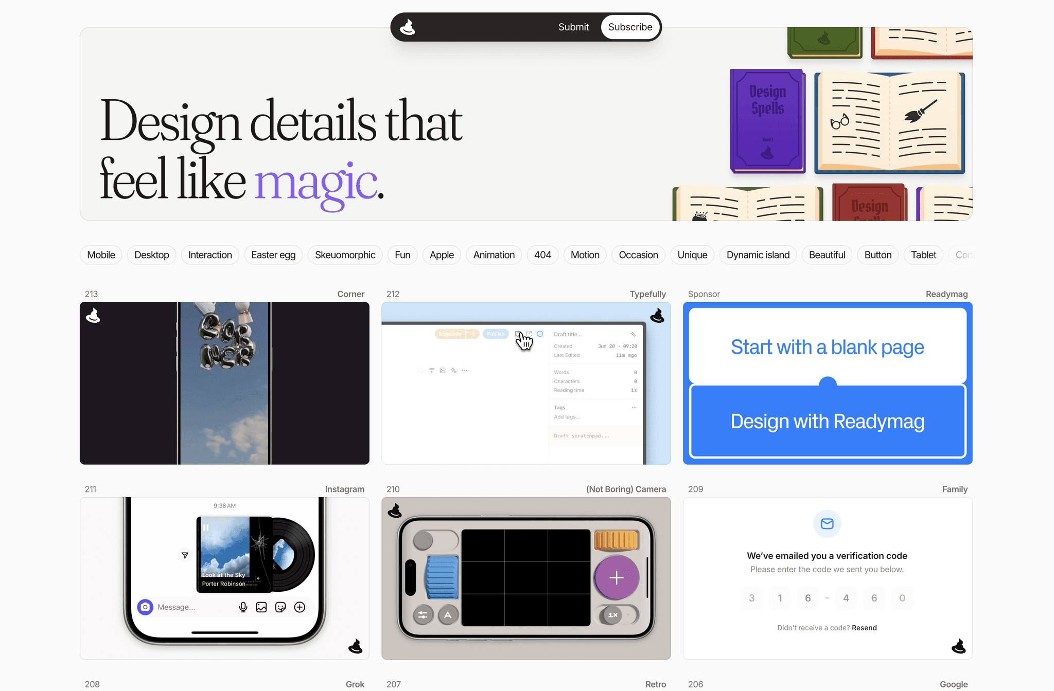 Top 25 UI Inspiration Sites in 2025 - Create UI Blog