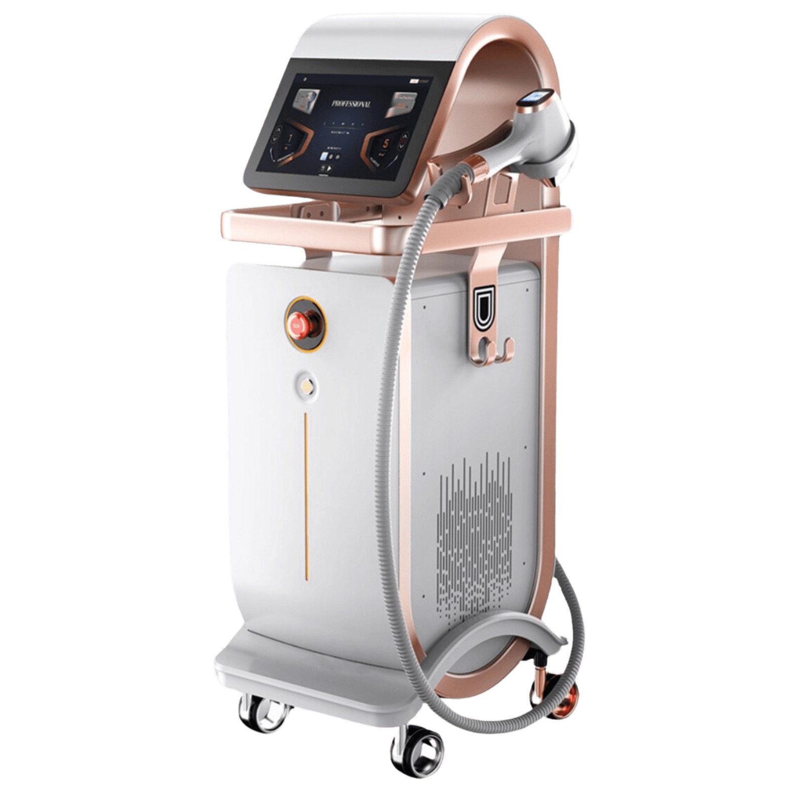 Image showing a powerful quadruple wavelength diode laser