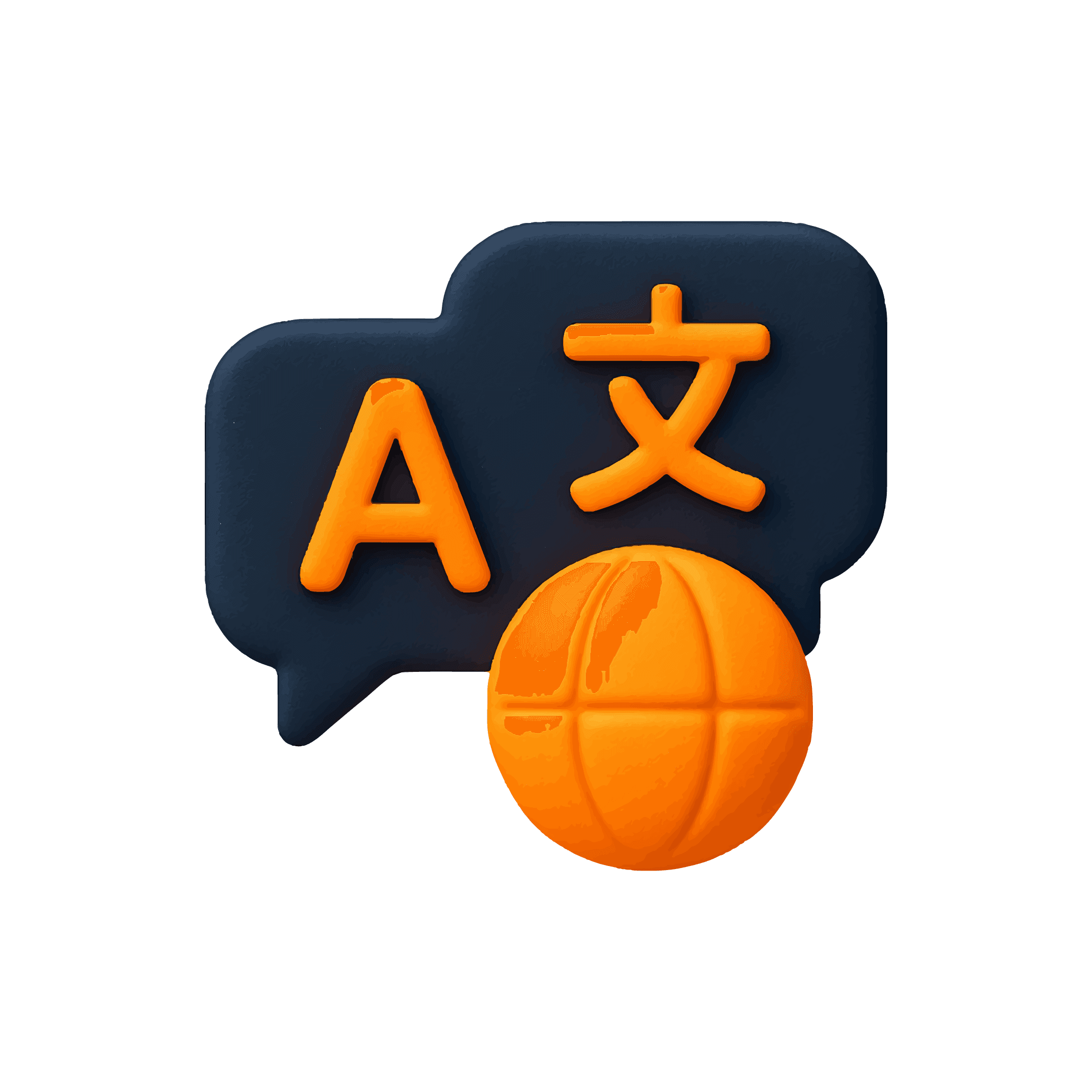 Multi-lingual support custom icon