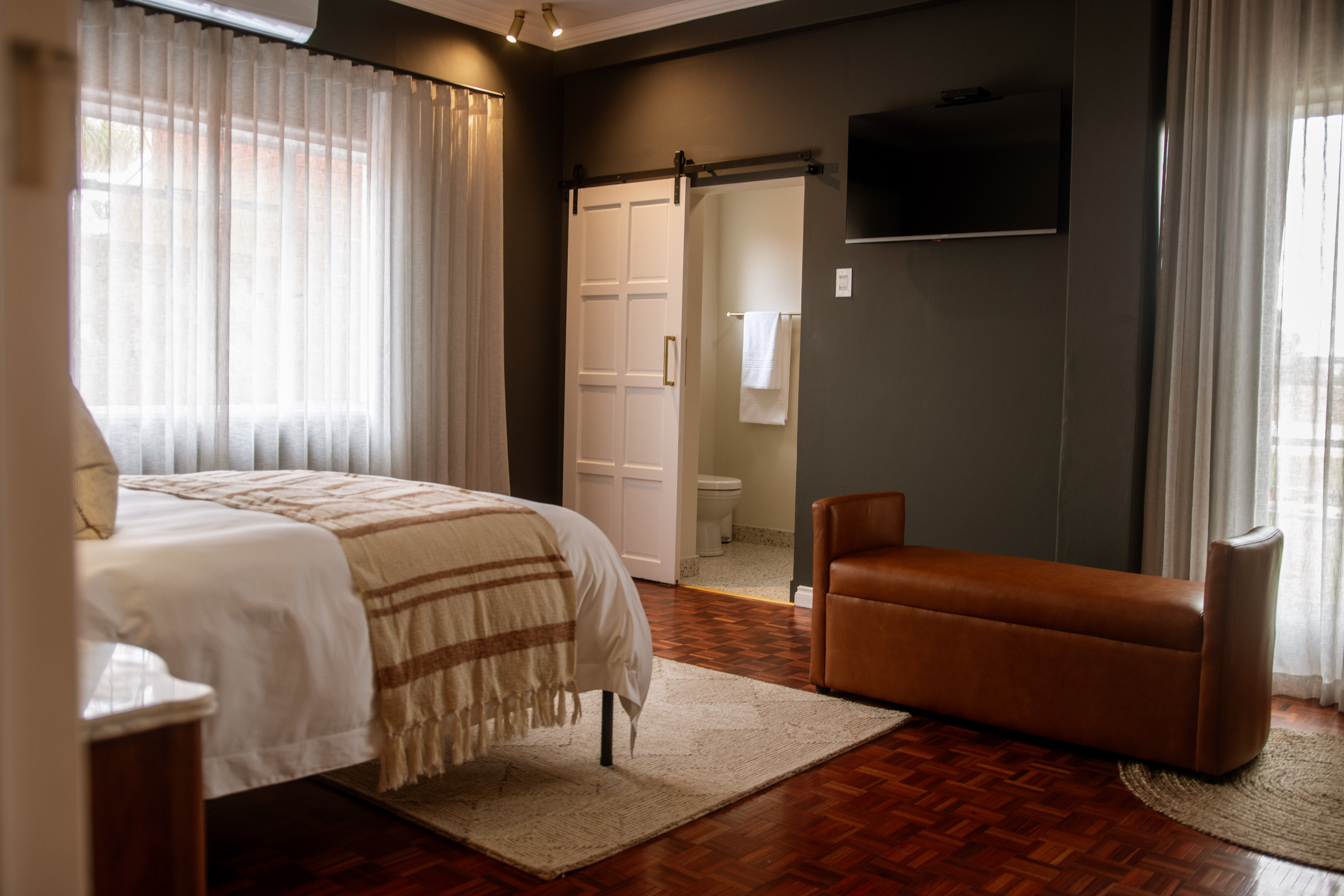 three products on a table