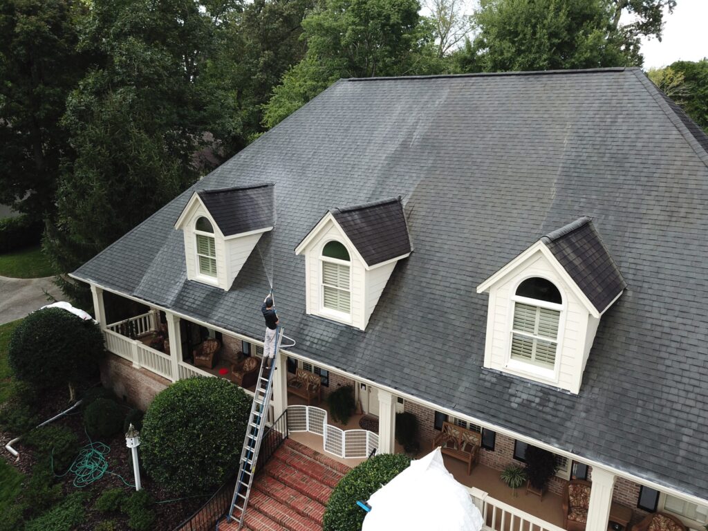 Washing a roof in lexington, sc 29072