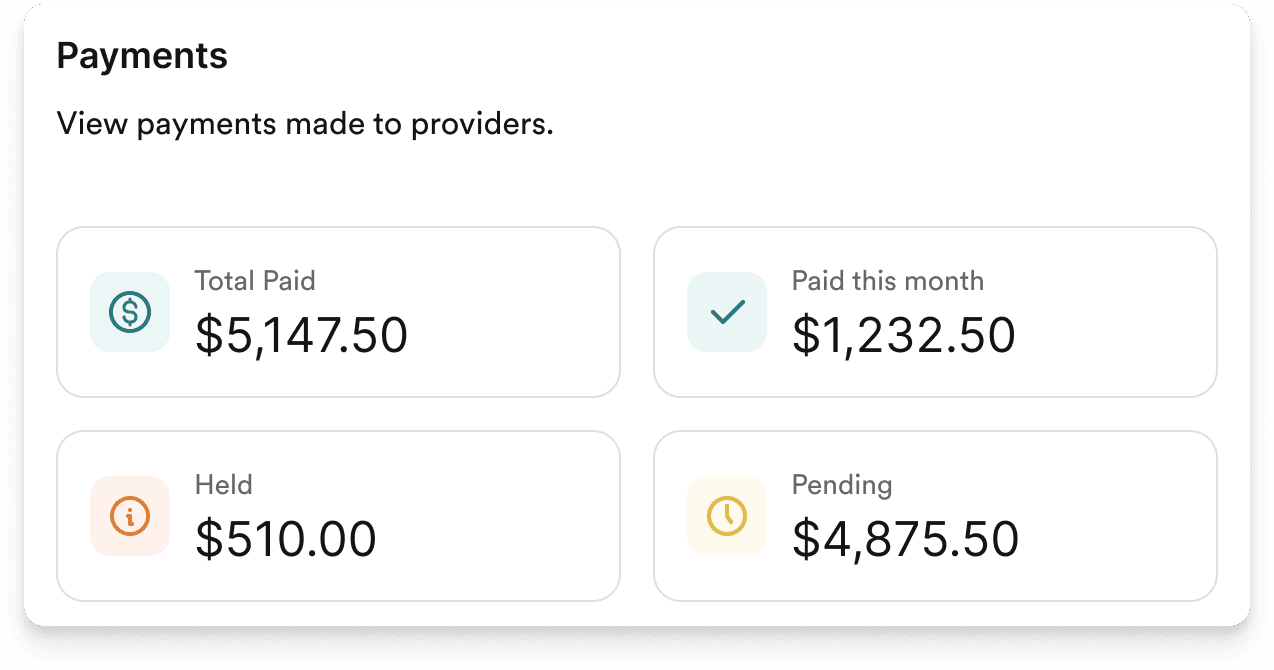 Payments Dashboard