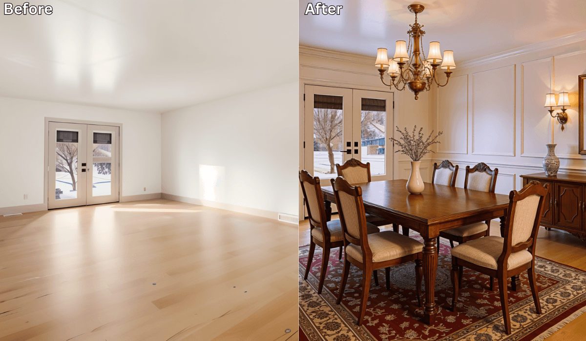 See Your Dining Room Dressed for Guests—Before the Table Is Set