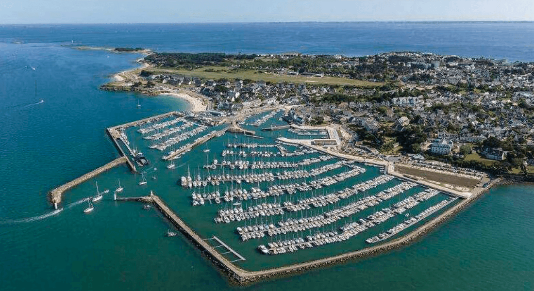 Photo aérienne du Port Haliguen