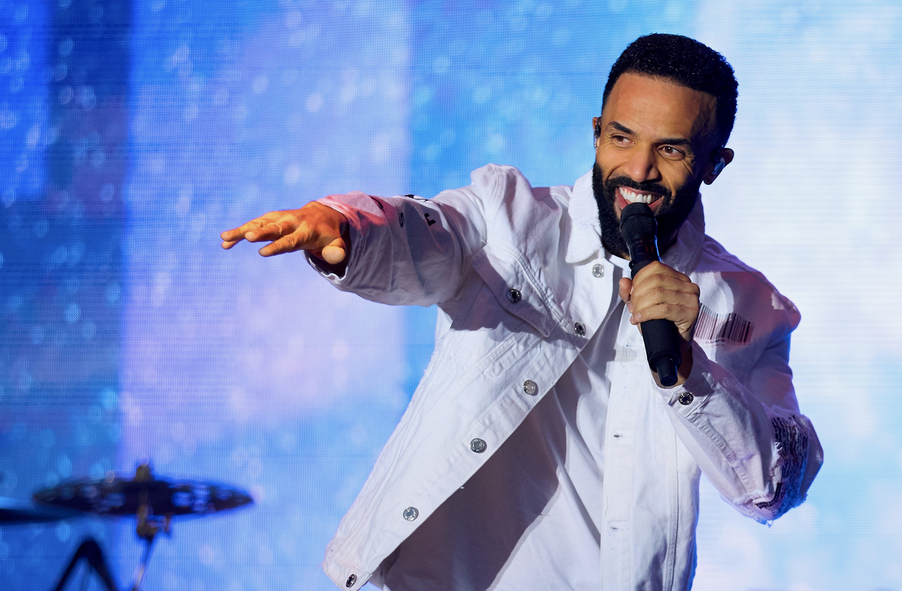 Liv golf event London singer Craig David performing - event photographer Paul Severn