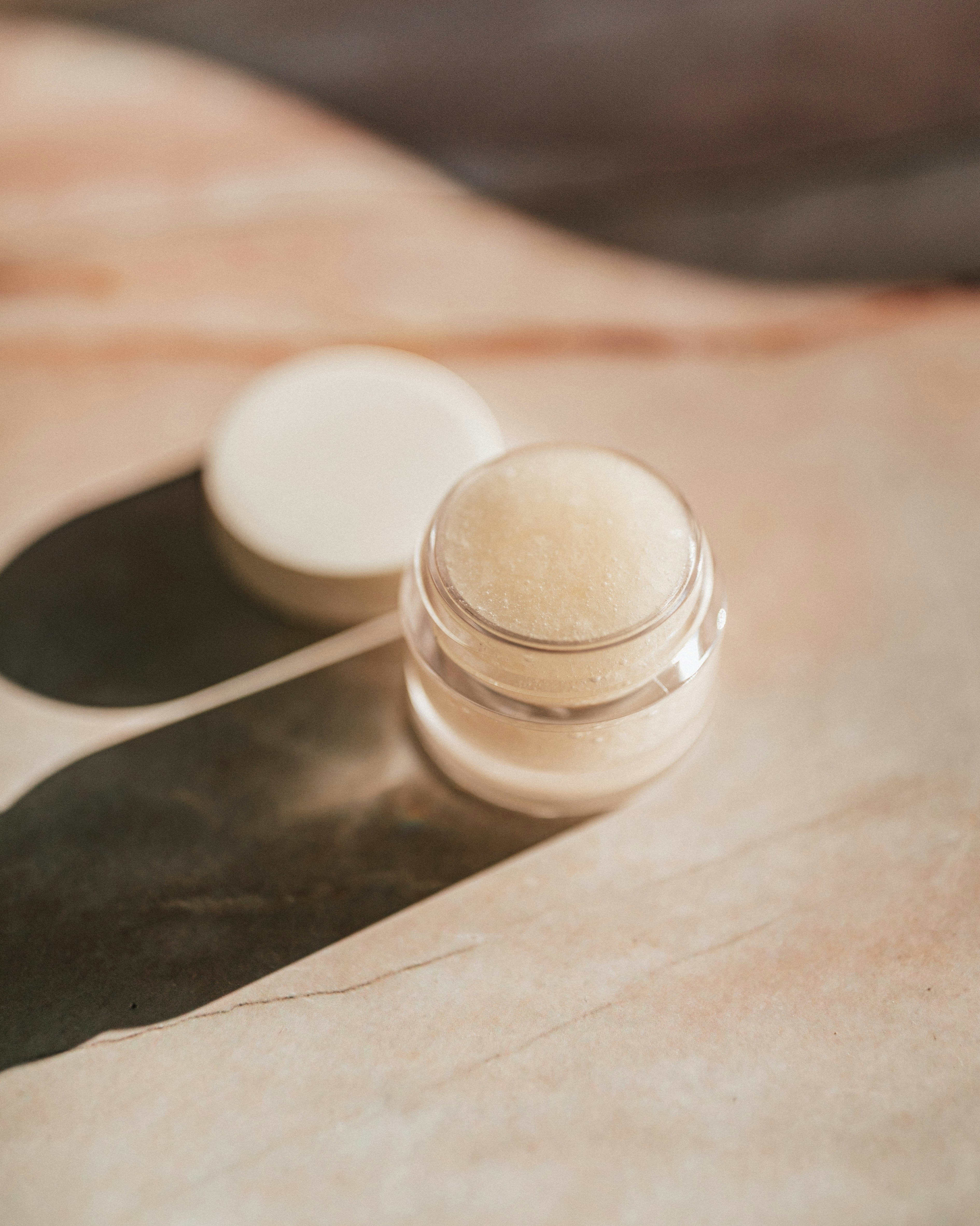 three products on a table