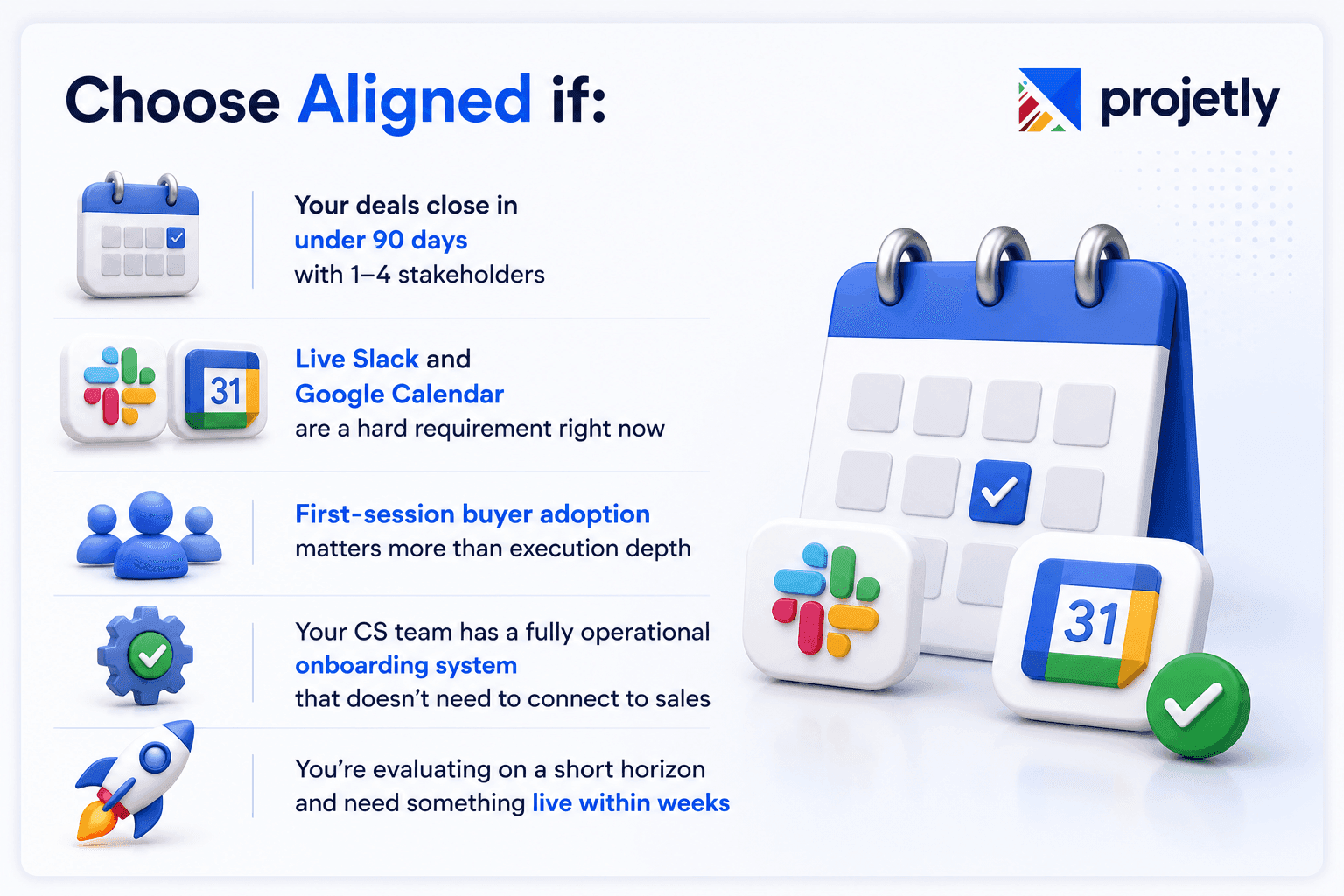 Choose Aligned if: