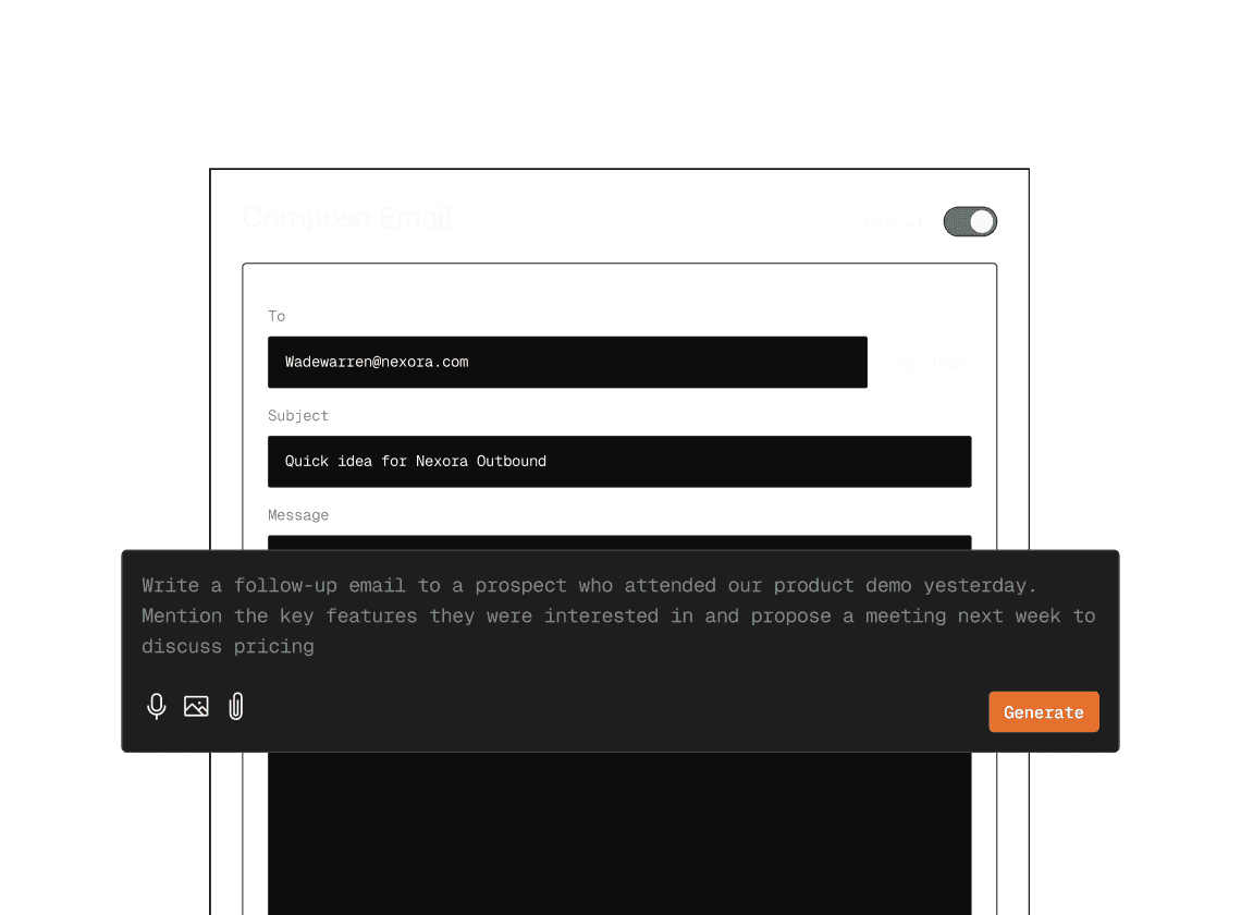 Dasboard UI of a SaaS product