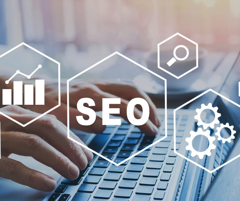 A marketer coming up with healthcare seo strategies