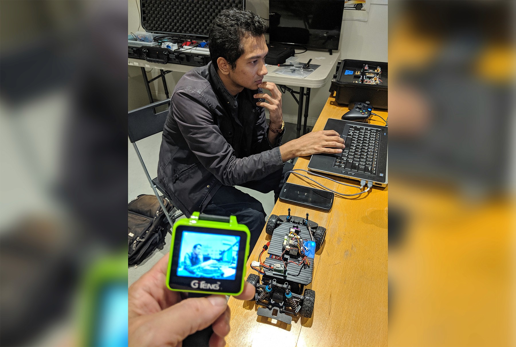 AR Supercars Behind the Scenes with FPV RC Car