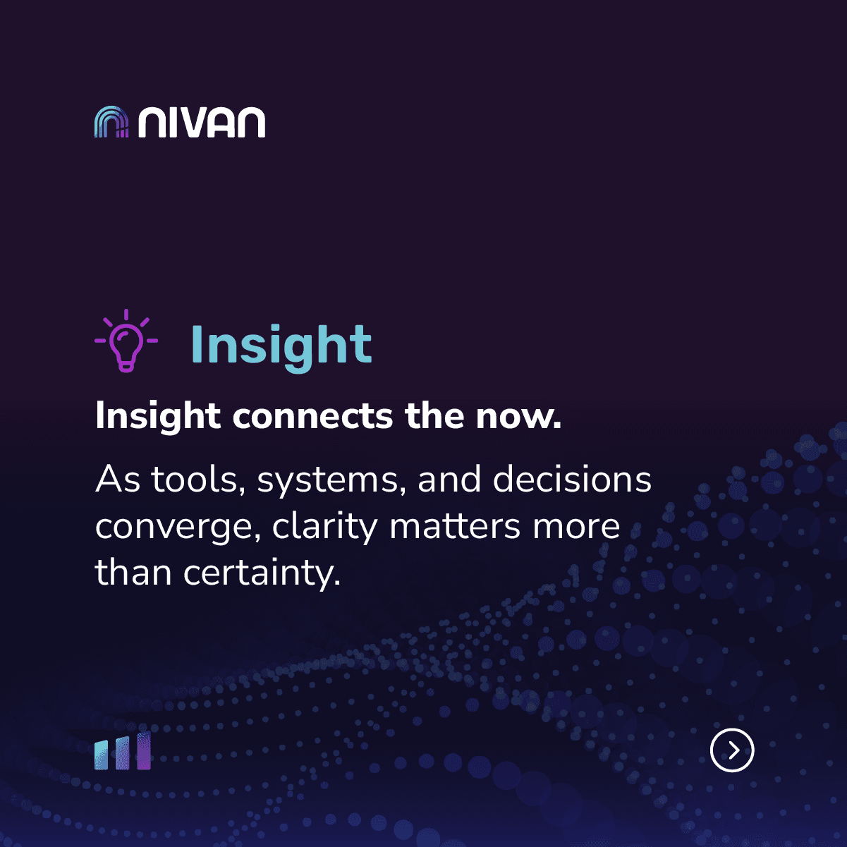 8 variations of nivan logos that includes stacked, horizontal, color, and reverse logos