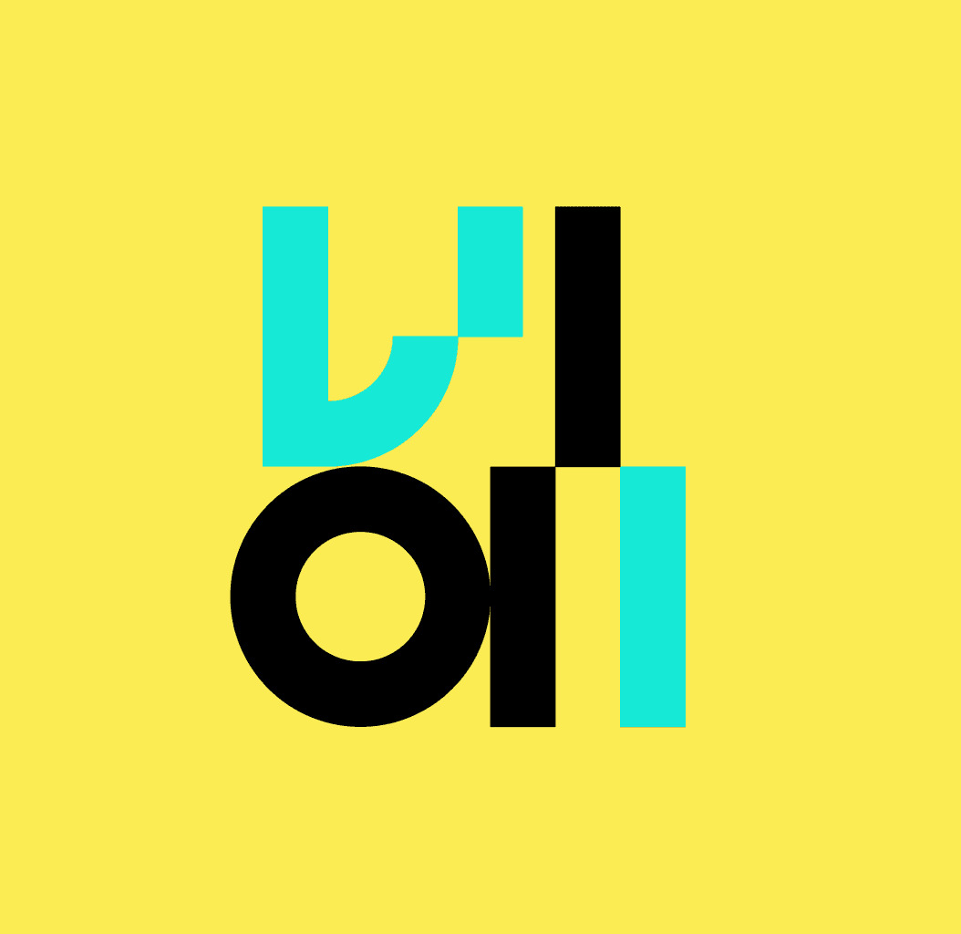 Logotipo formado por las palabras weuta en blanco sobre fondo naranja corporativo.