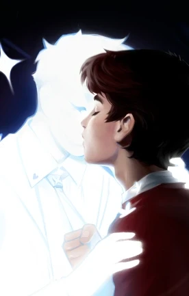 El beso, pintura por Vic, Victor Camacho