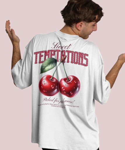 cherry oversized shirt