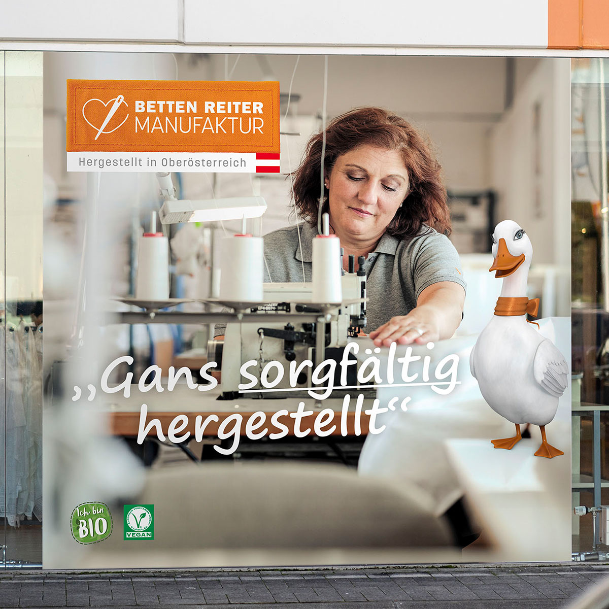 Betten Reiter Sujet: Gans sorgfältig hergestellt