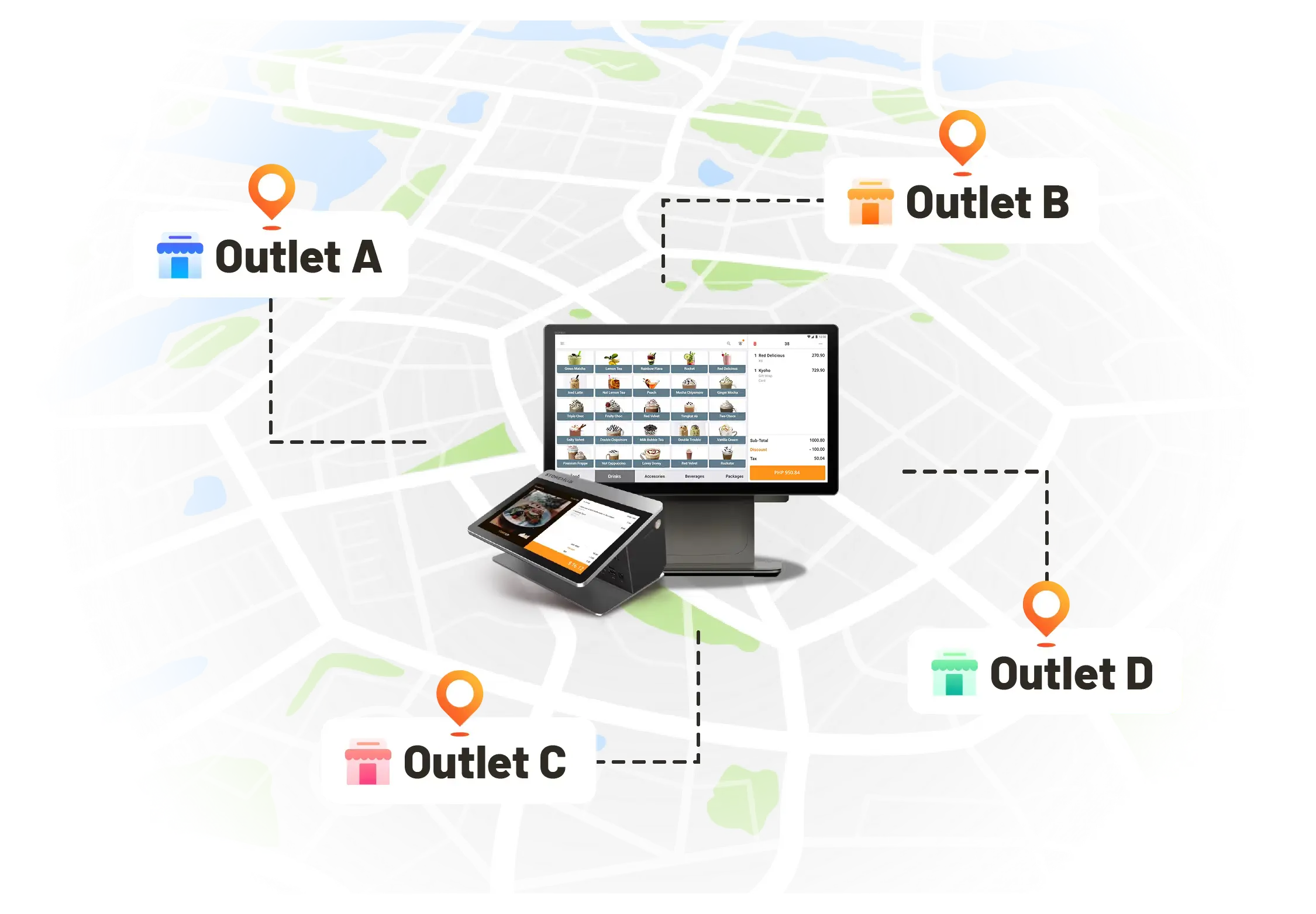 StoreHub Multi-outlet Manager dashboard for Philippine entrepreneurs to track sales across all branches remotely.