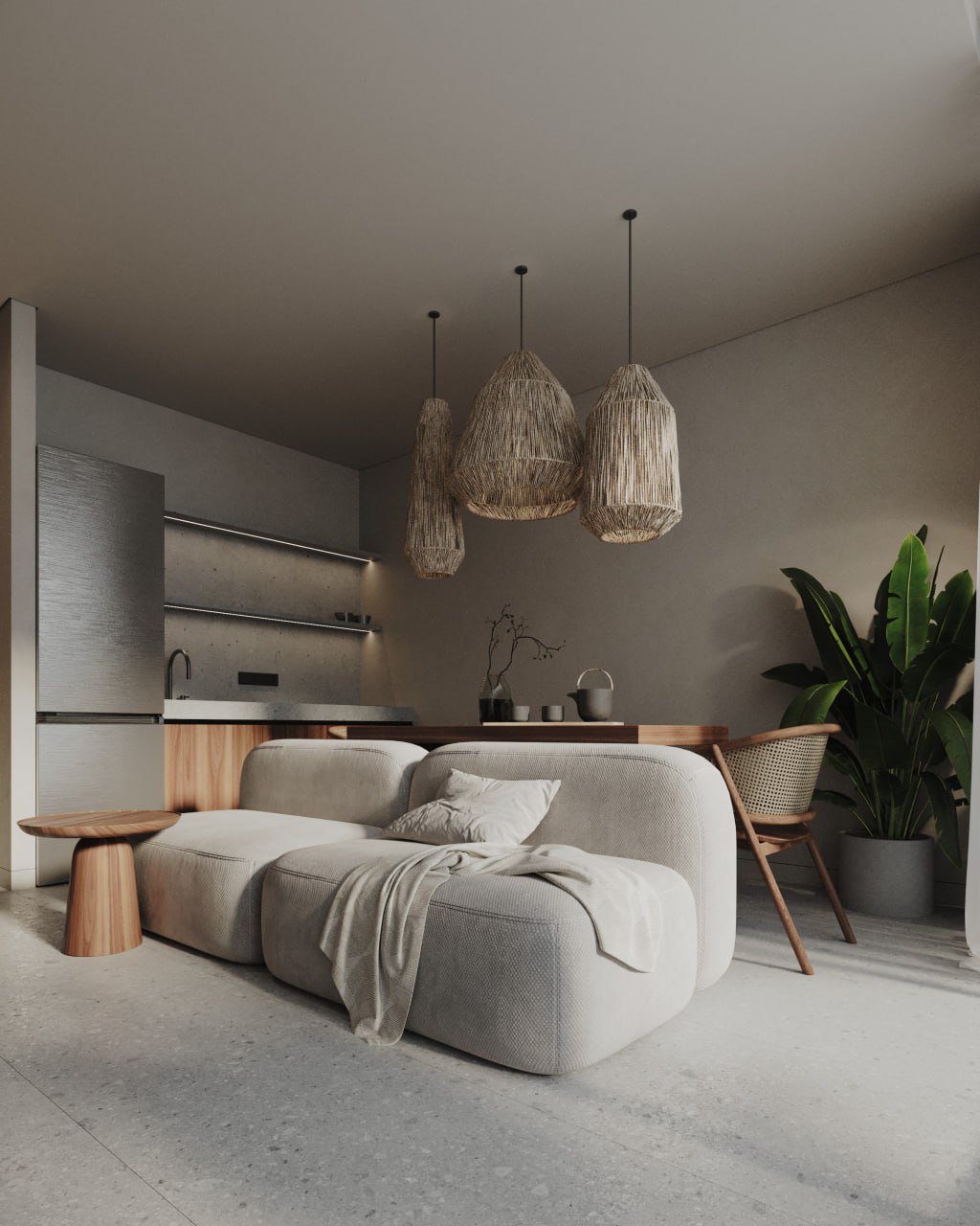 1 bedroom villa of 96 m2 with its own rooftop in Pandawa Hills