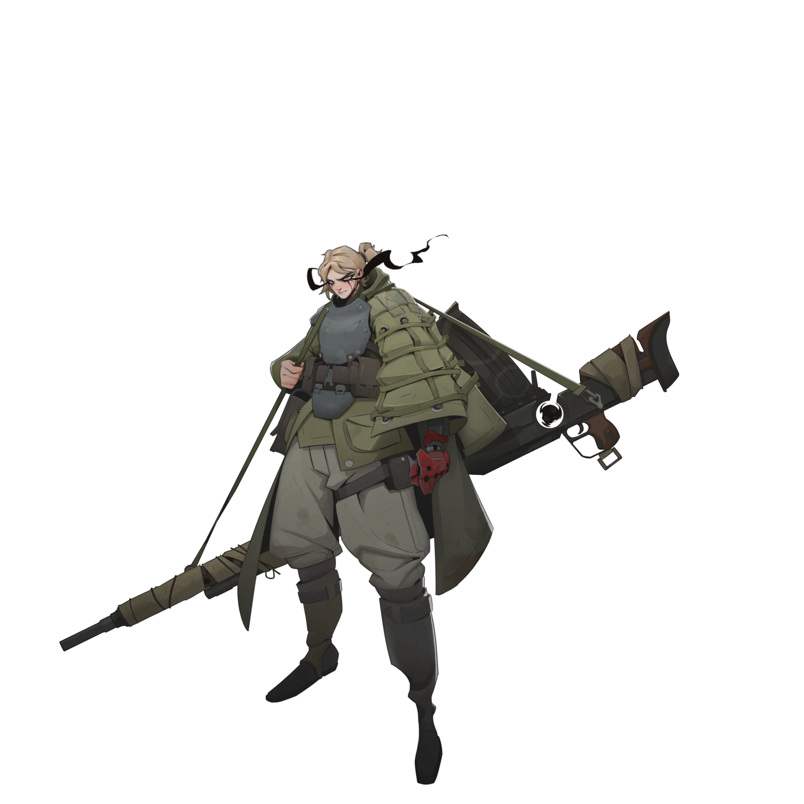Blind – character concept art by Kuba Fidler