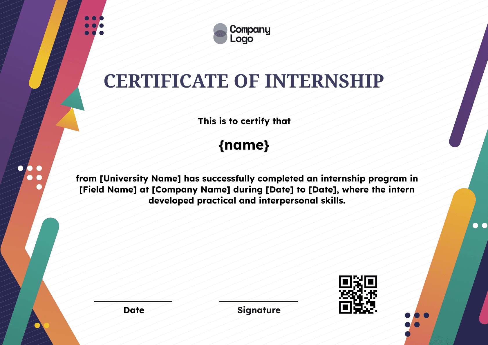 Wauld - Professional and attractive green recognition badge template