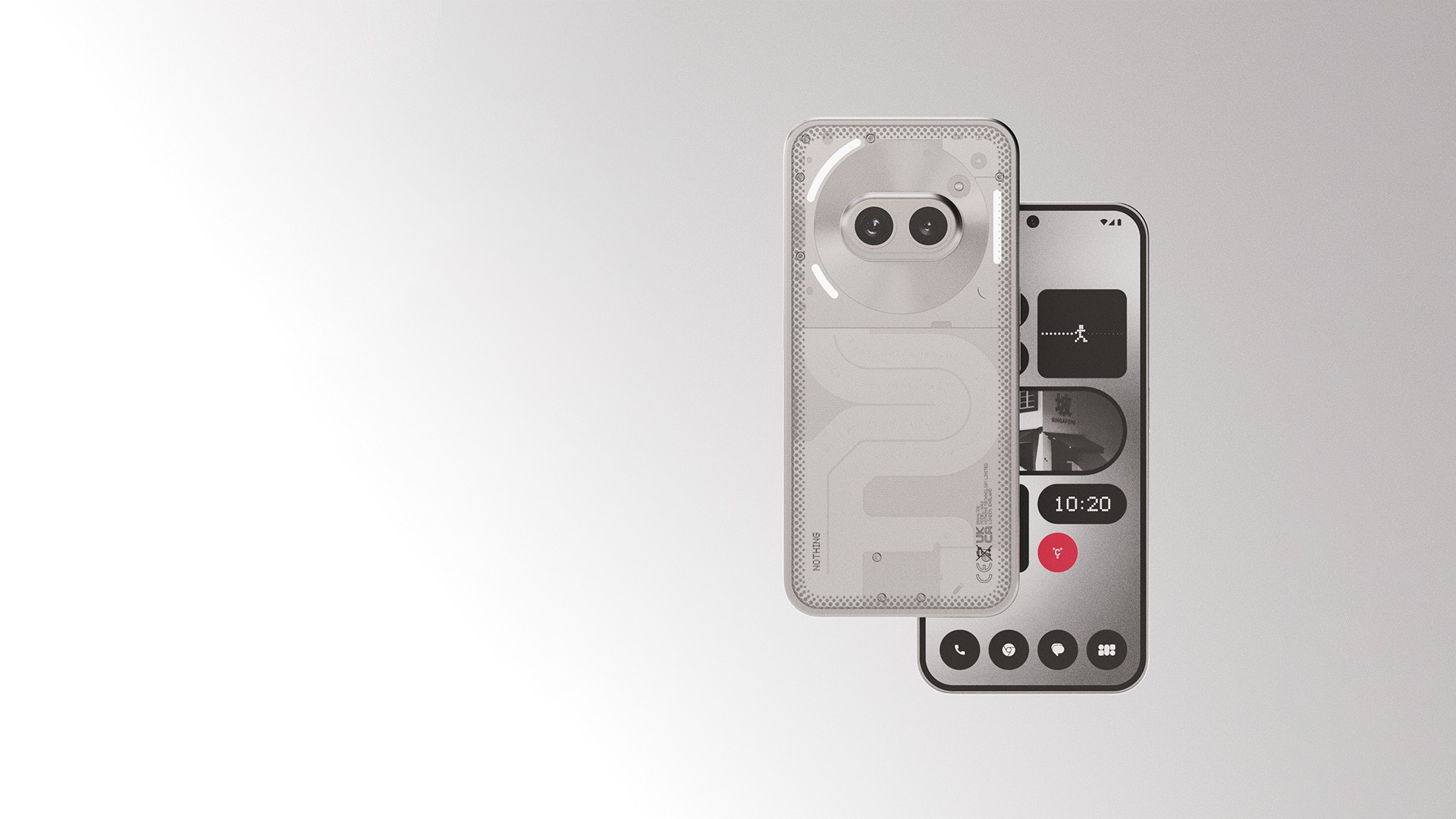 Render of Community Edition Nothing Phone concept with translucent back