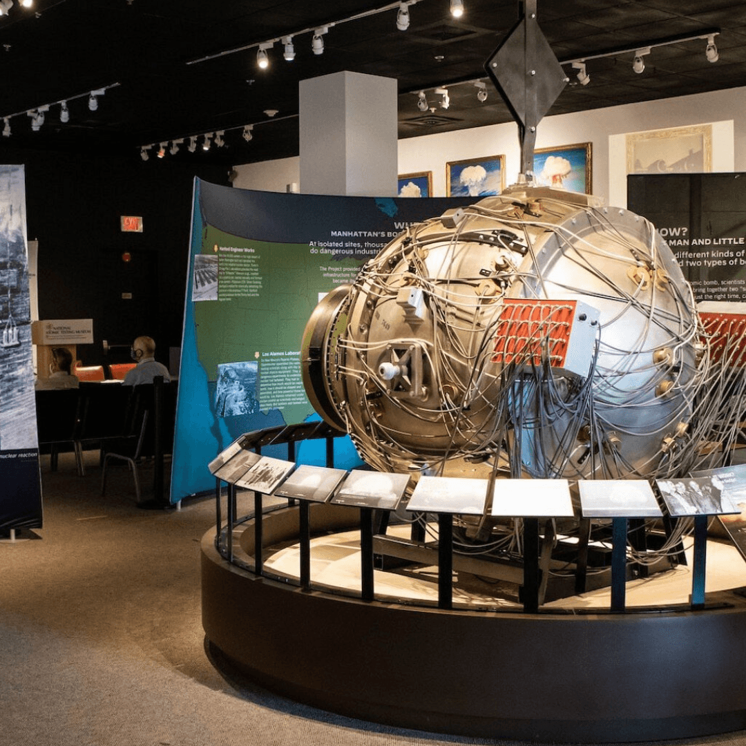 An Atomic Bomb in the Atomic Museum Las Vegas Test Site. Book Tickets for the Atomic Museum Las Vegas